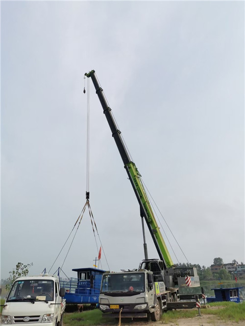 景宁桥梁建设吊装案例
